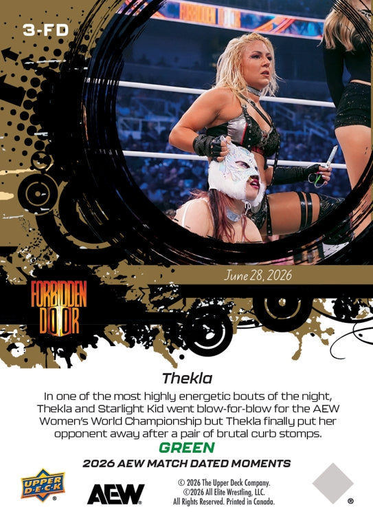 Thekla – Thekla Gets the AEW Crowd on Their Feet With a Positively Heart-Stopping Victory Over Starlight Kid