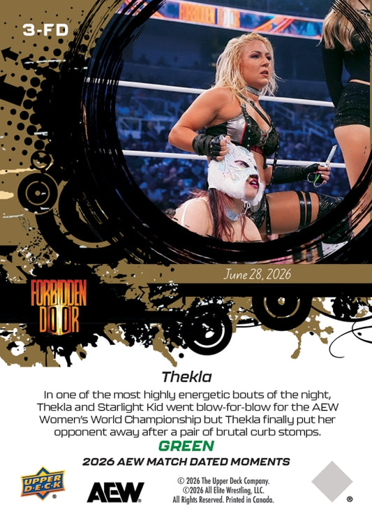 Thekla – Thekla Gets the AEW Crowd on Their Feet With a Positively Heart-Stopping Victory Over Starlight Kid