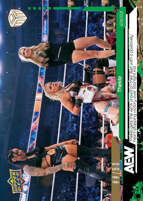 Thekla – Thekla Gets the AEW Crowd on Their Feet With a Positively Heart-Stopping Victory Over Starlight Kid