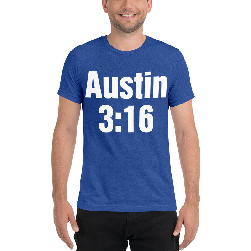 Stone Cold Steve Austin "3:16" Men's Tri-Blend T-Shirt