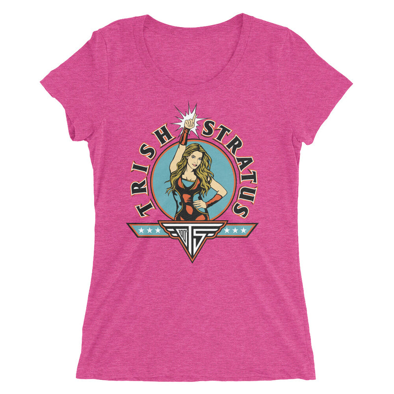 Trish Stratus "Stratusfaction" Women's Tri-Blend T-Shirt T-Shirt PW Catalog