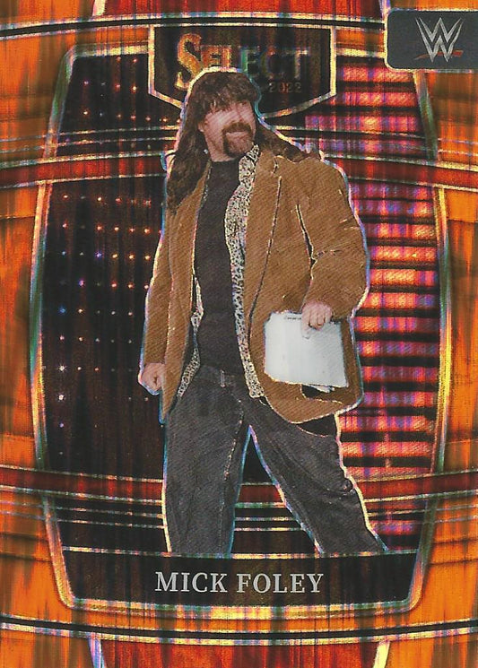 WWE Panini Select 2022 Orange Flash Mick Foley #24