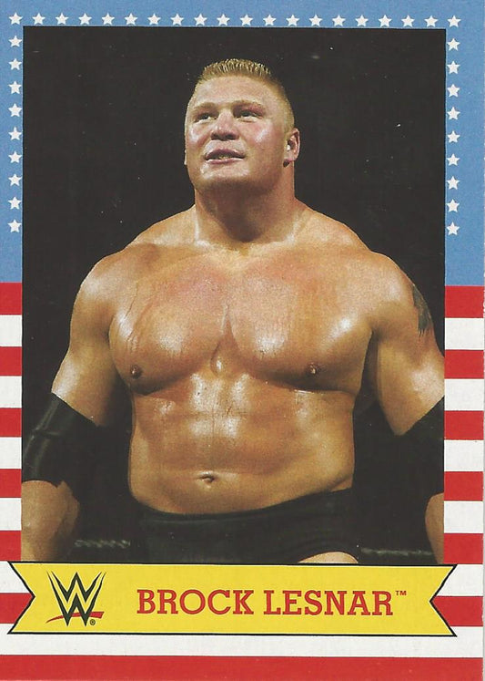 WWE Topps Heritage 2017 Brock Lesnar #10