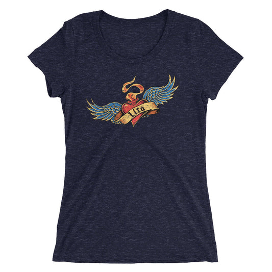 Lita "Winged Heart" Women's Tri-Blend T-Shirt T-Shirt PW Catalog