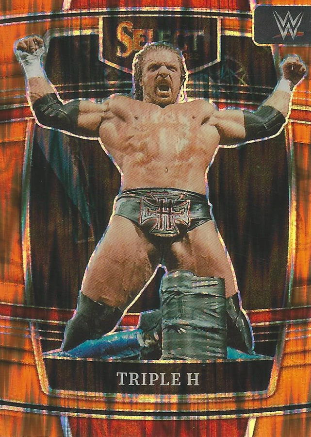 WWE Panini Select 2022 Orange Flash Triple H #40
