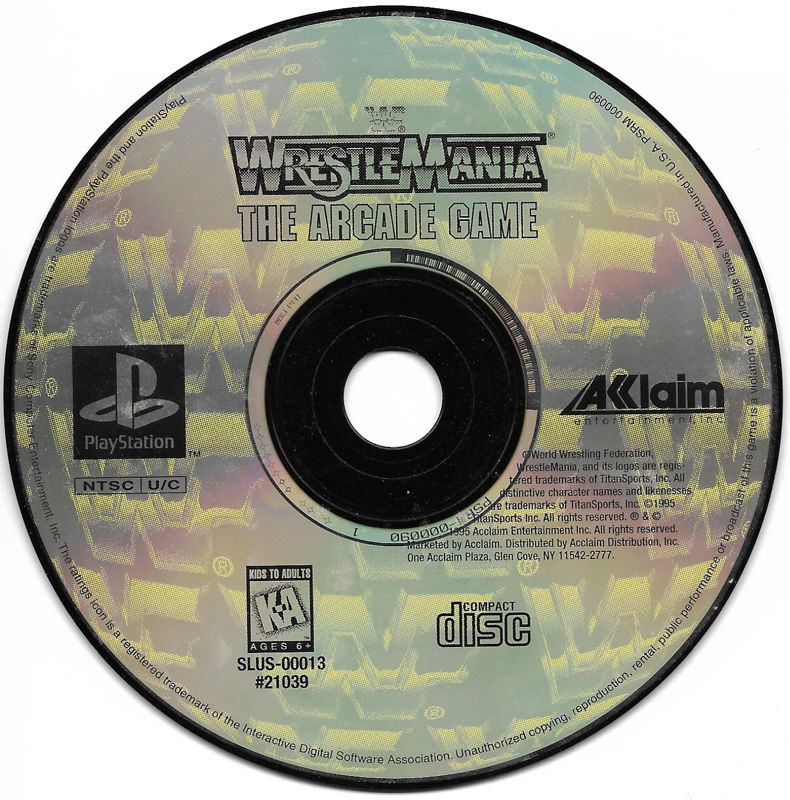 WWF WrestleMania The Arcade Game [PlayStation] PWcatalog