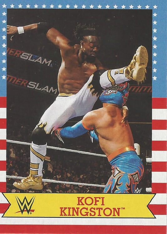 WWE Topps Heritage 2017 Kofi Kingston #25