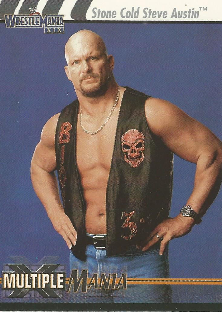 WWE Fleer Wrestlemania XIX 2003 Stone Cold Steve Austin #90