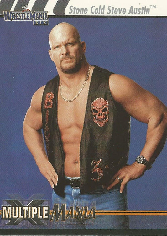 WWE Fleer Wrestlemania XIX 2003 Stone Cold Steve Austin #90