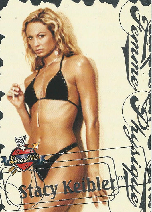 WWE Fleer Divas 2005 Stacy Keibler FP 4 of 13 trading card PW Catalog
