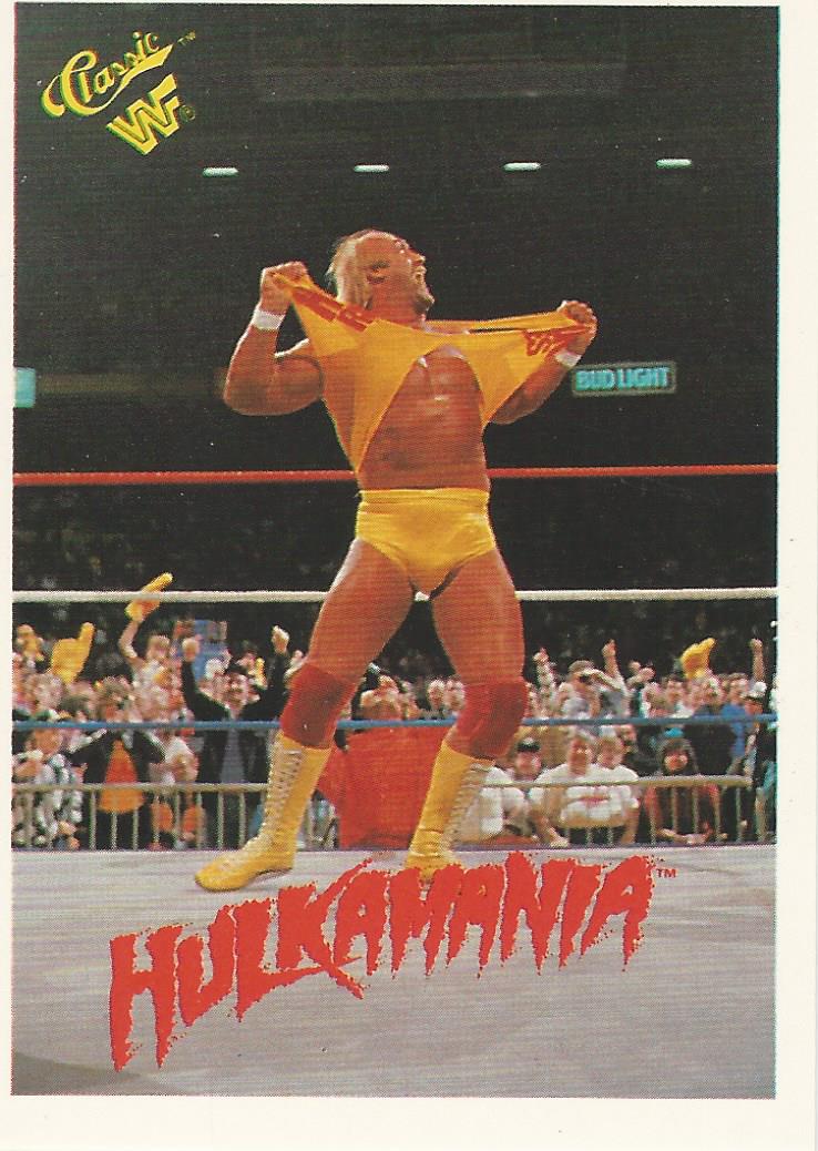 WWF Classic Trading Cards 1990 Hulk Hogan No.90 trading card PW Catalog