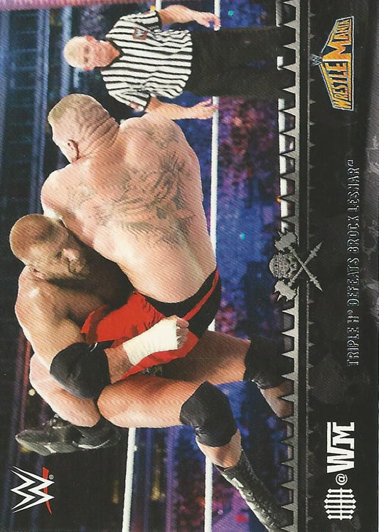 WWE Topps Road to Wrestlemania 2015 Triple H 10 of 10 trading card PW Catalog