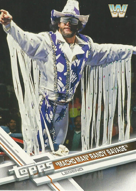 WWE Topps Then Now Forever 2017 Macho Man Randy Savage #190