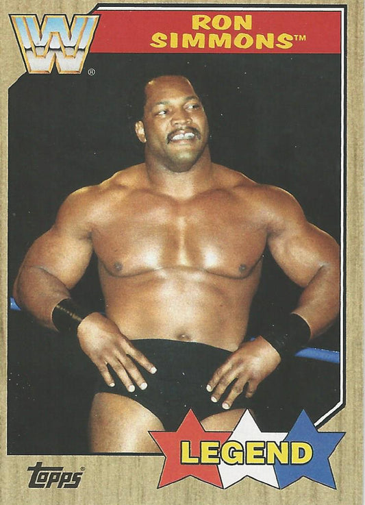 WWE Topps Heritage 2017 Ron Simmons #90