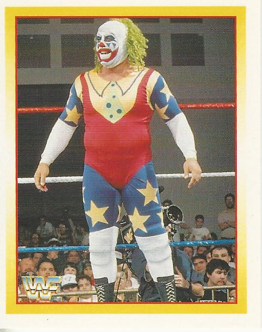 WWF Merlin Stickers 1995 Doink the Clown #90