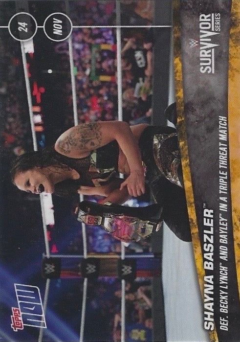 Shayna Baszler DEF. Becky Lynch and Bayley in a Triple Threat Match