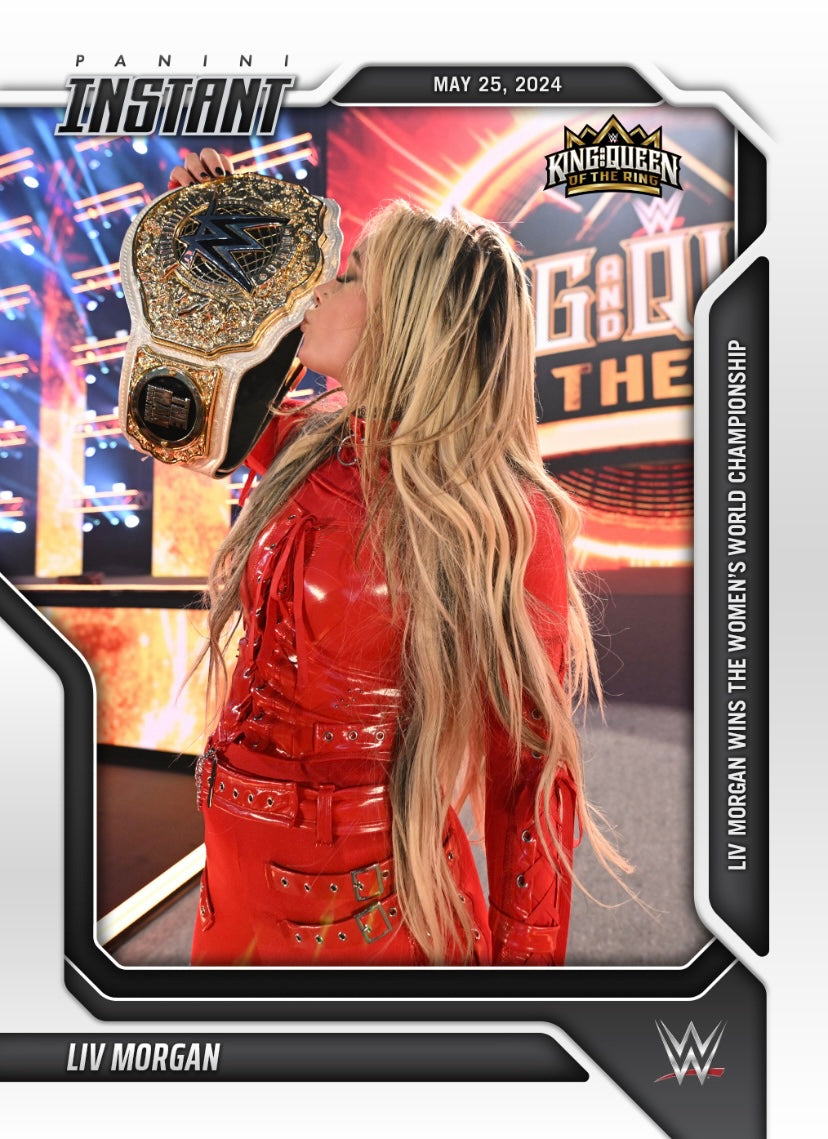LIV Morgan – LIV Morgan Wins the Women’s World Championship trading card PW Catalog