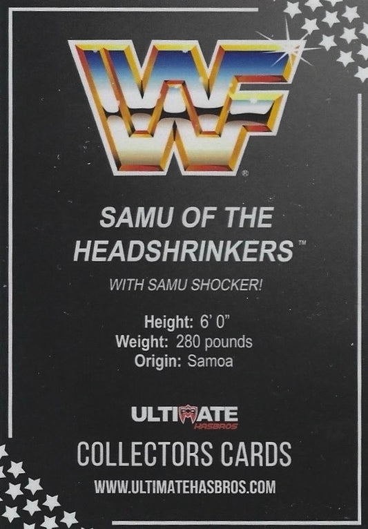 Samu of the Headshrinkers trading card PW Catalog