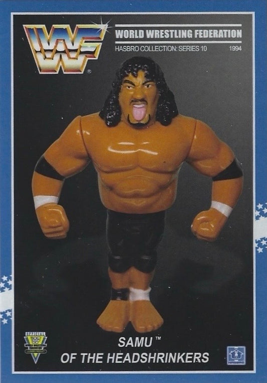 Samu of the Headshrinkers trading card PW Catalog