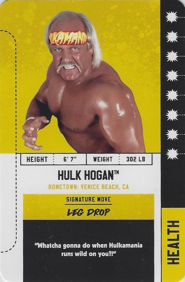 Hulk Hogan trading card PW Catalog