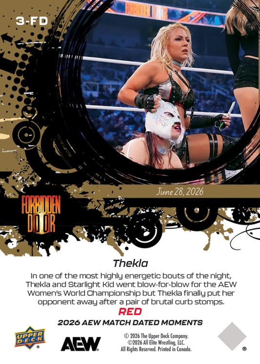 Thekla – Thekla Gets the AEW Crowd on Their Feet With a Positively Heart-Stopping Victory Over Starlight Kid