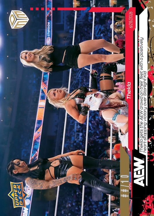 Thekla – Thekla Gets the AEW Crowd on Their Feet With a Positively Heart-Stopping Victory Over Starlight Kid
