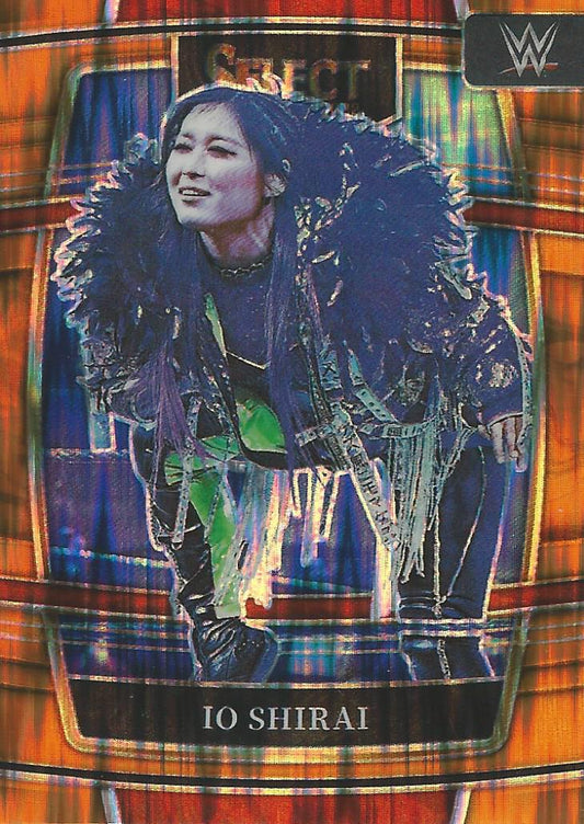 WWE Panini Select 2022 Orange Flash IO Shirai #99