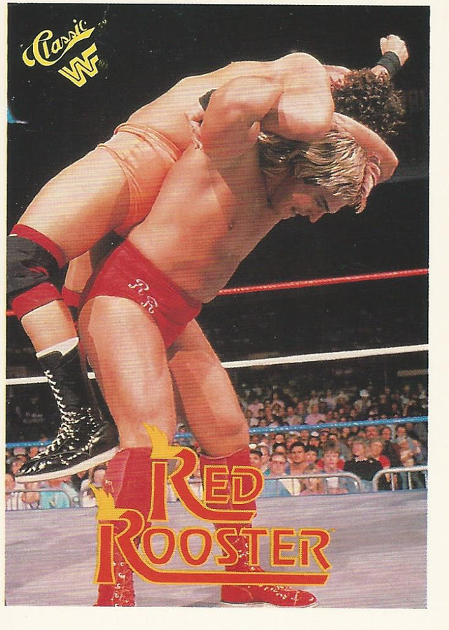 WWF Classic Trading Cards 1990 Red Rooster #91