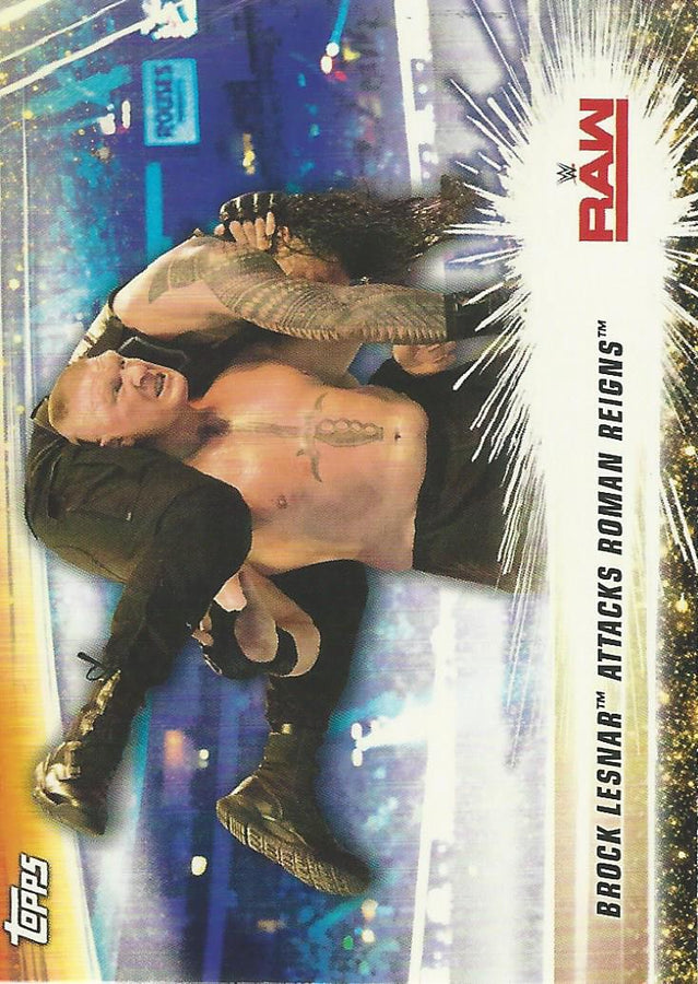 WWE Topps Summerslam 2019 Brock Lesnar #91