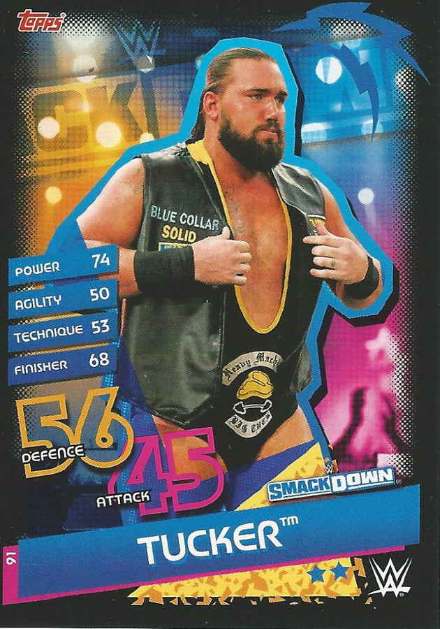 WWE Topps Slam Attax Reloaded 2020 Tucker #91
