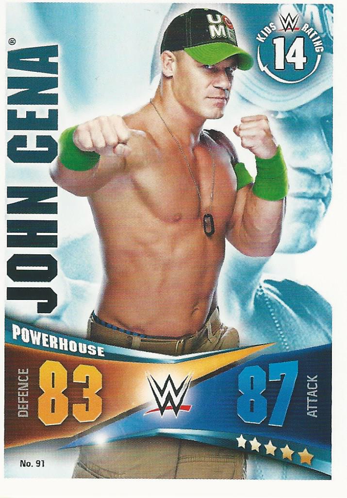 WWE Topps Slam Attax Rivals 2014 John Cena #91