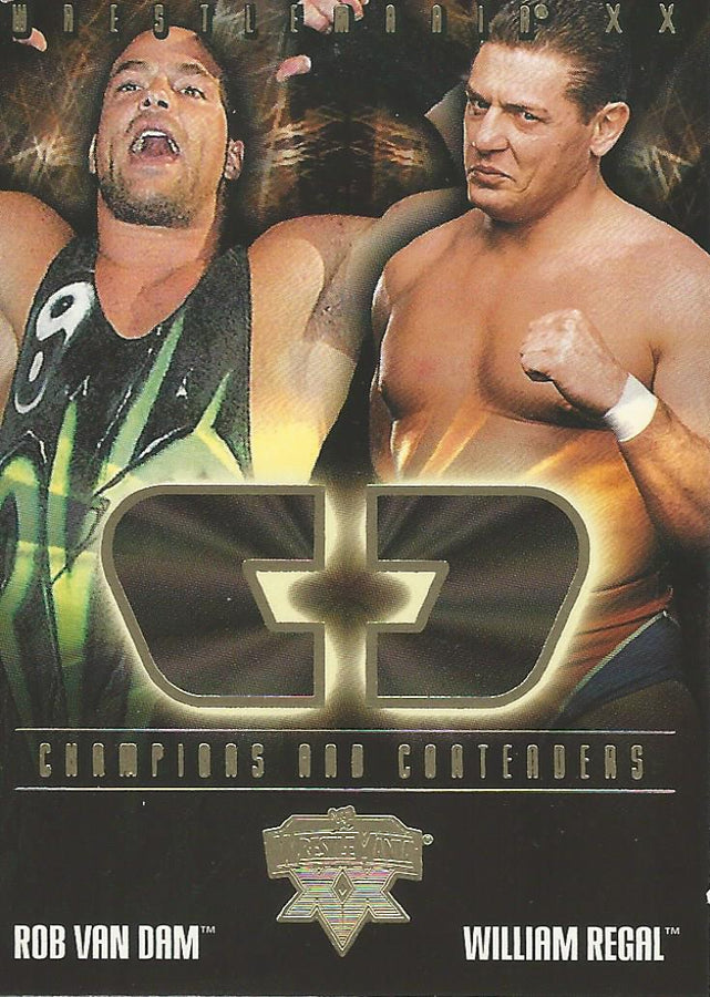 WWE Fleer Wrestlemania XX 2004 Rob Van Dam vs William Regal CC 13 of 17 trading card PW Catalog