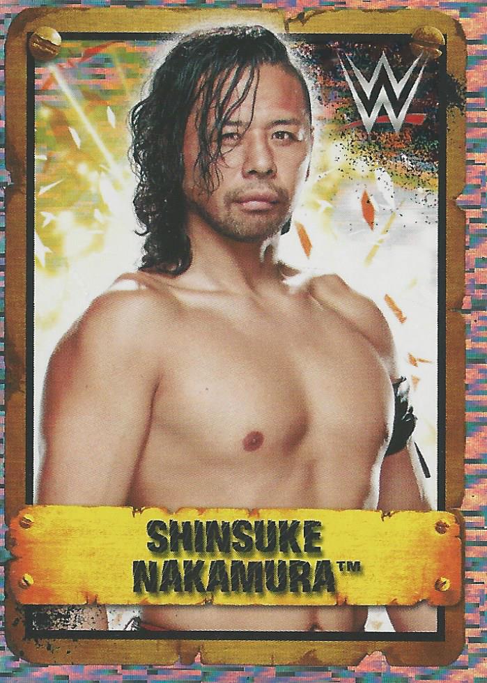 WWE Topps Stickers 2017 Shinsuke Nakamura Foil #91