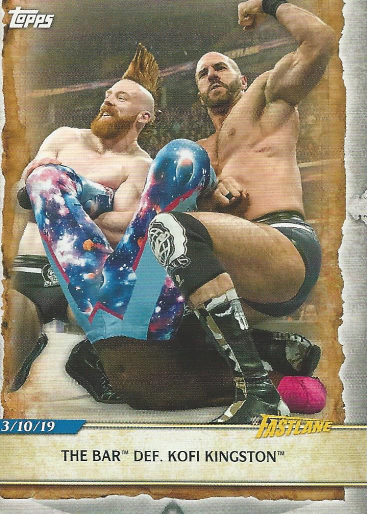 WWE Topps Road to Wrestlemania 2020 Sheamus and Cesaro #91