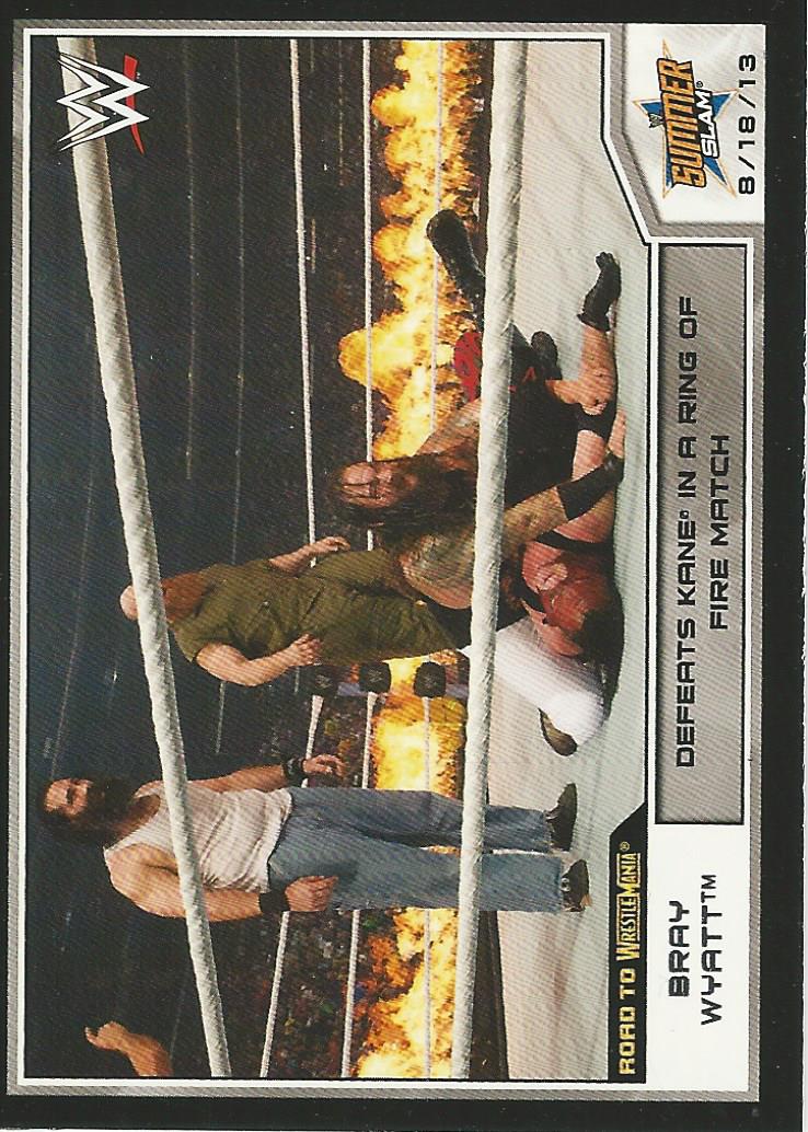 WWE Topps Road to Wrestlemania 2014 Bray Wyatt #31