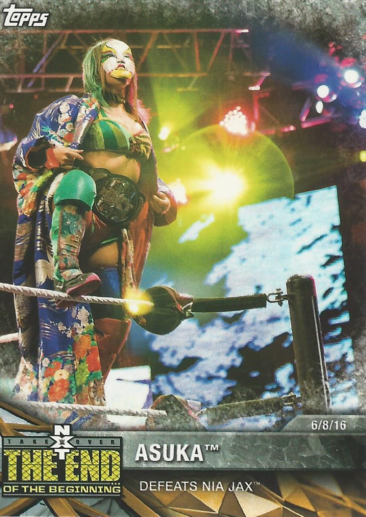 WWE Topps Women Division 2017 Asuka NXT-17 trading card PW Catalog