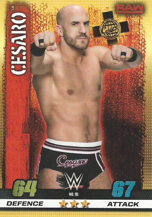WWE Topps Slam Attax 10th Edition 2017 Cesaro #91