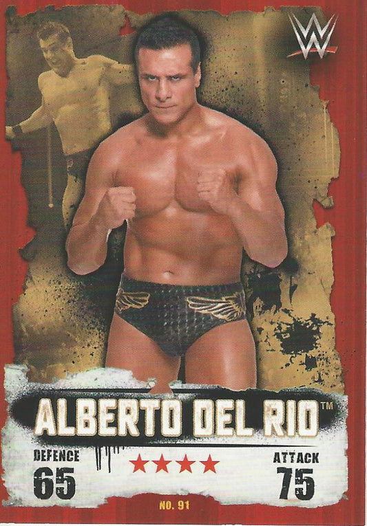 WWE Topps Slam Attax Takeover 2016 Alberto Del Rio #91