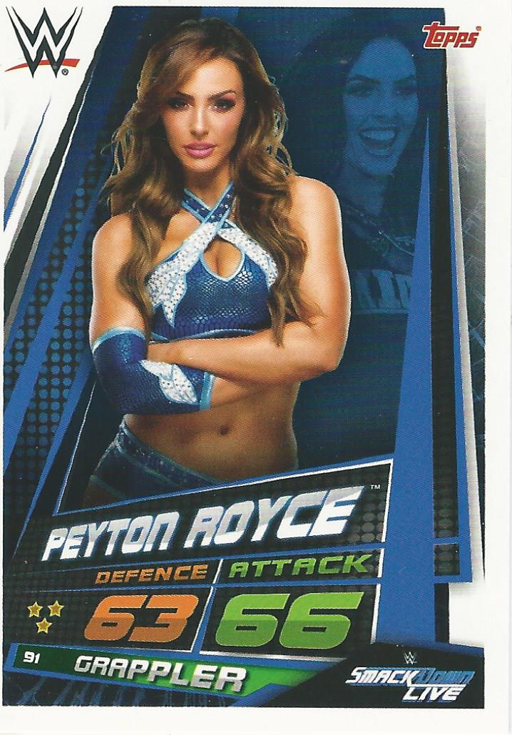 WWE Topps Slam Attax Universe 2019 Peyton Royce #91