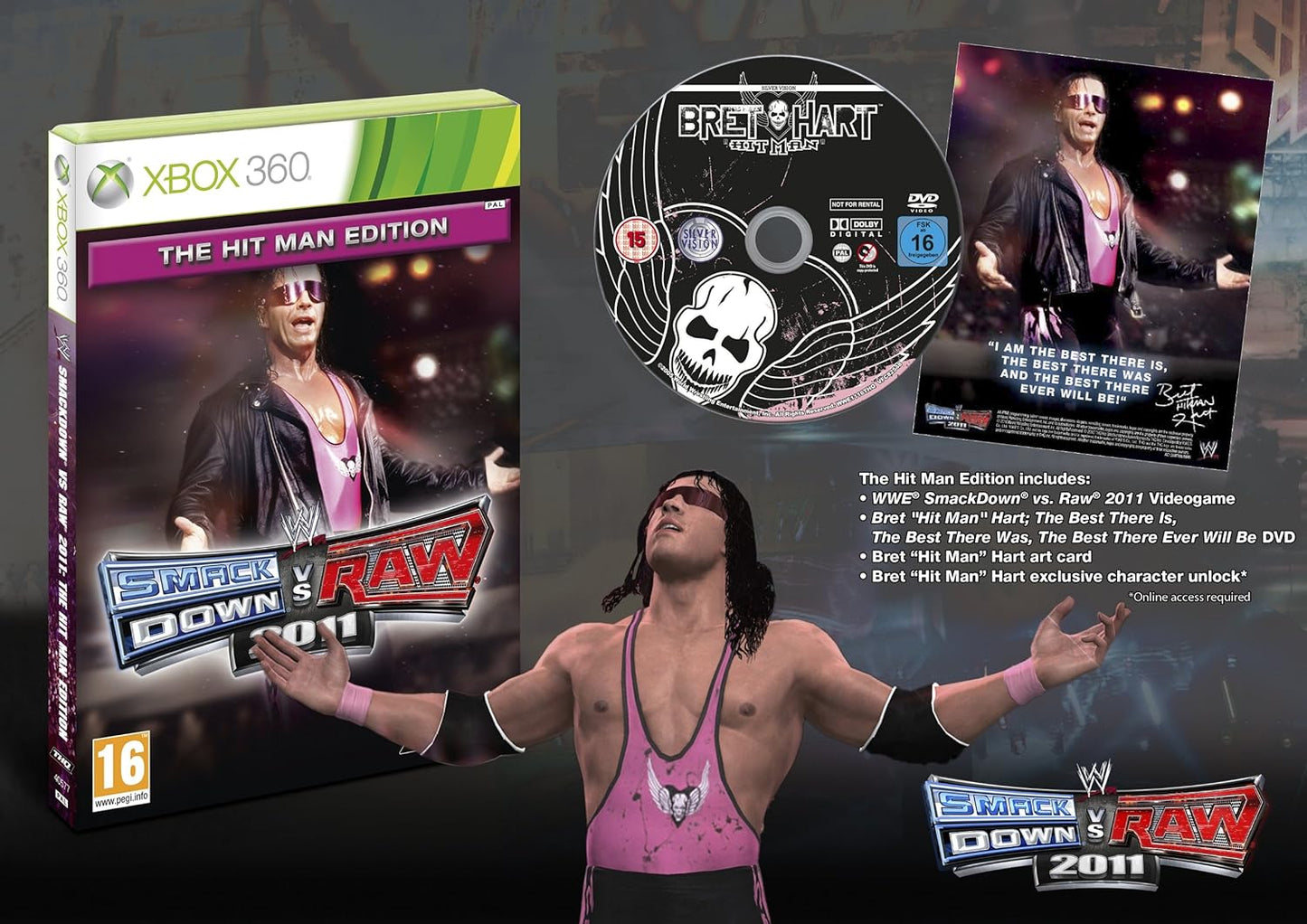 WWE SmackDown vs. Raw 2011 The Hit Man Edition [Xbox 360] PWcatalog