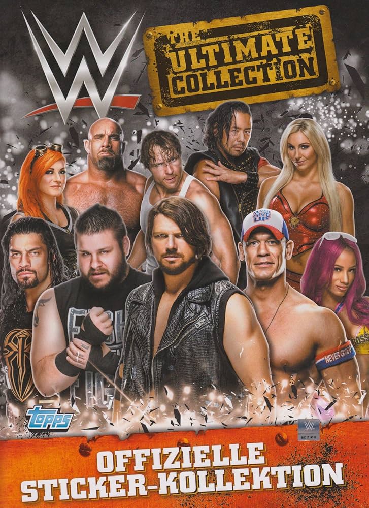 WWE Offizielle Sticker Kollektion Album 2017 From Germany Stickers Album PW Catalog