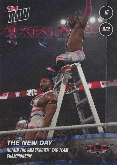The New Day Retain the Smackdown TAG Team Championship trading card PW Catalog