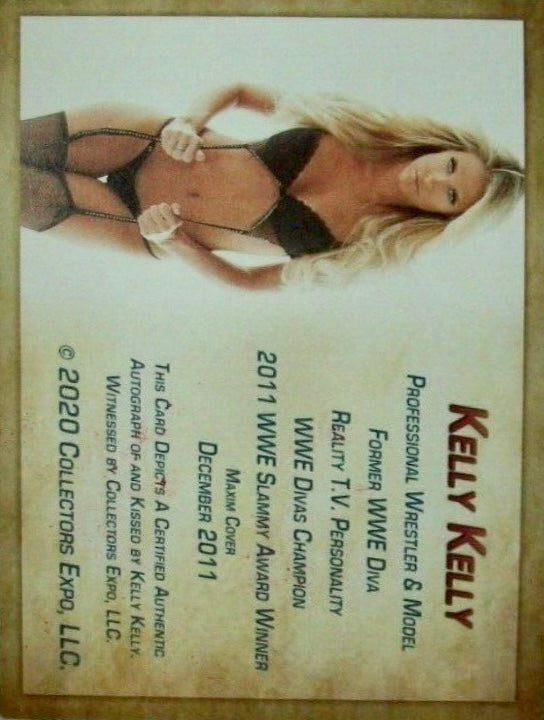 Kelly Kelly trading card PW Catalog