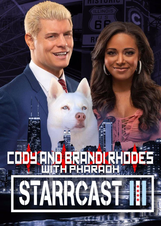 Cody and Brandi Rhodes With Pharaoh trading card PW Catalog