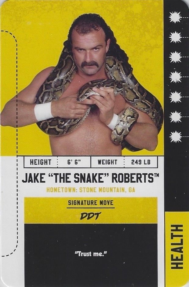 Jake “the Snake” Roberts trading card PW Catalog