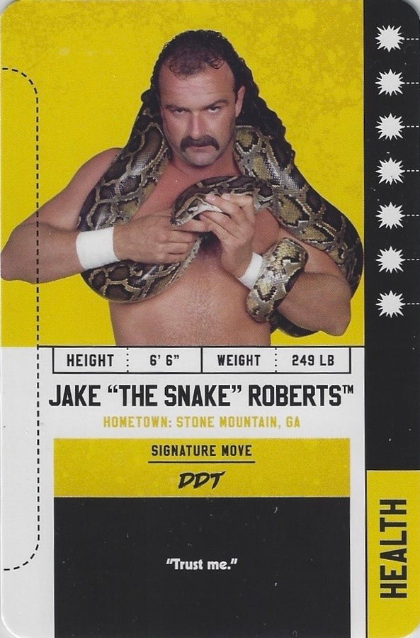Jake “the Snake” Roberts trading card PW Catalog