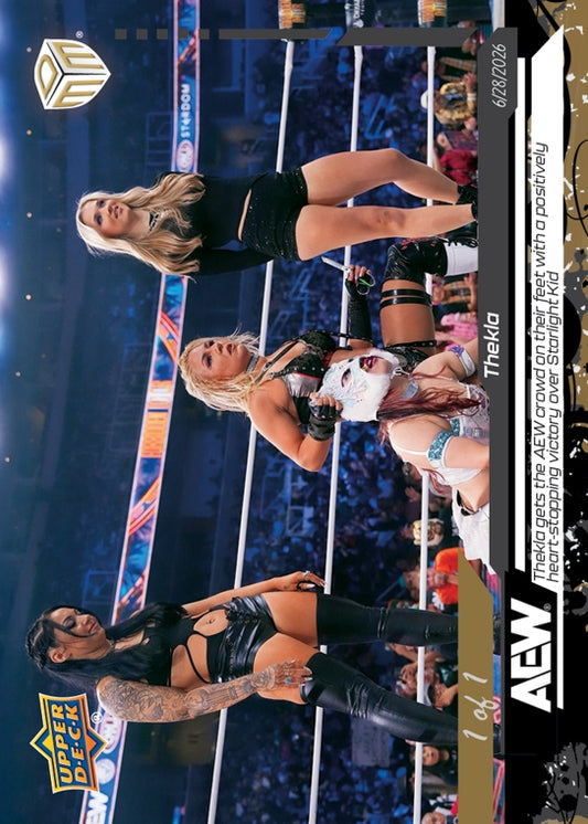 Thekla – Thekla Gets the AEW Crowd on Their Feet With a Positively Heart-Stopping Victory Over Starlight Kid