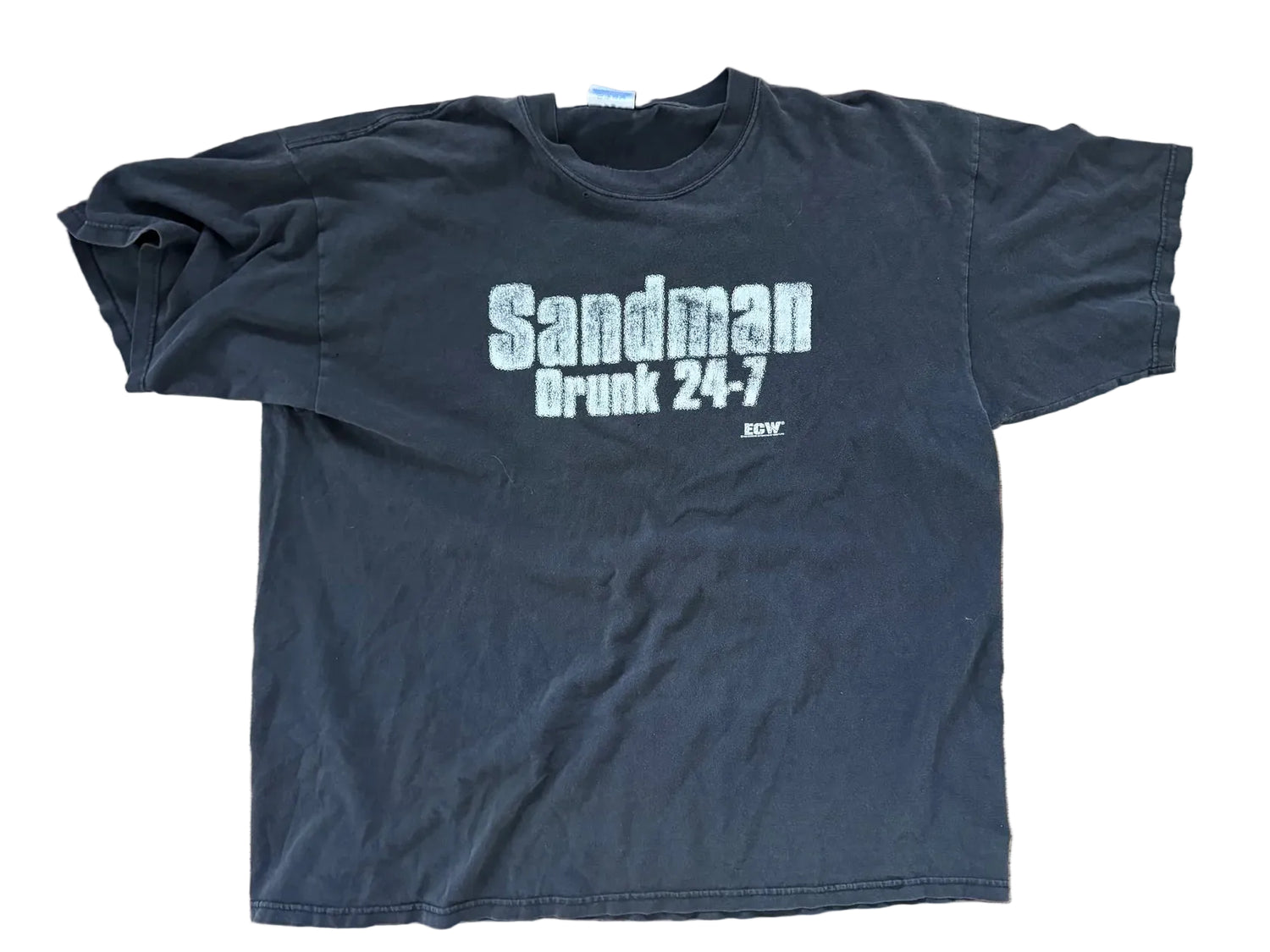 1999 ECW Sandman Drunk 24-7 T-Shirt Pwcatalog