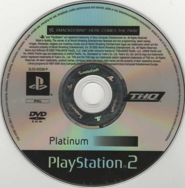 WWE SmackDown Here Comes the Pain [PlayStation 2] PWcatalog