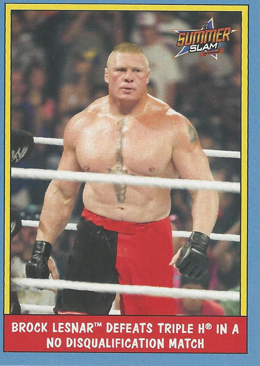 WWE Topps Heritage 2017 Brock Lesnar #40